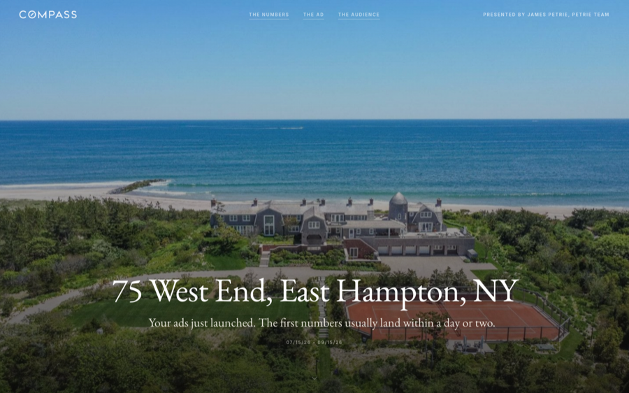 Traffic report preview: 75 West End, East Hampton, NY